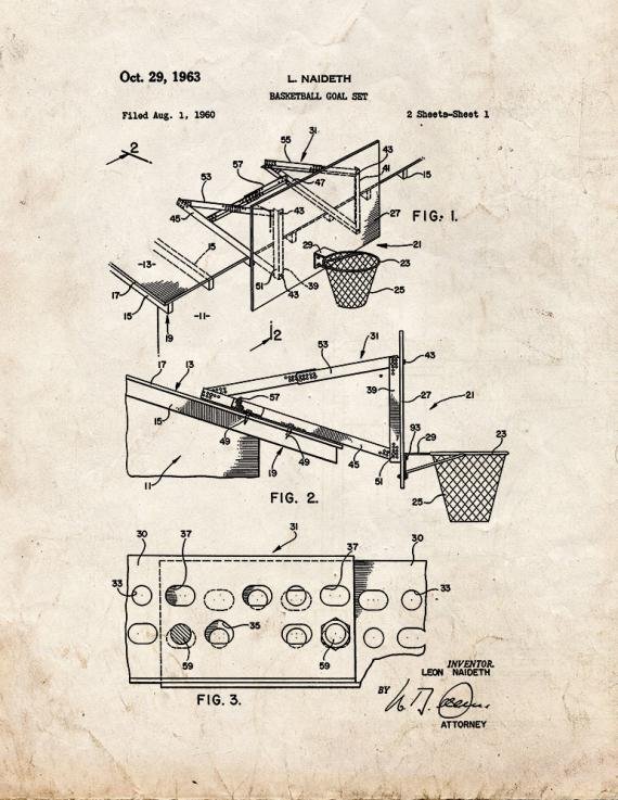 Patent Blueprint 1238 1 12 A4 Photo Print