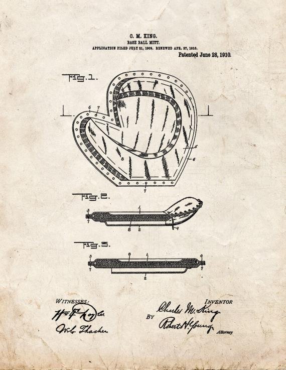 Patent Blueprint 124 1 12 A4 Photo Print