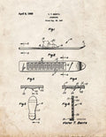 Patent Blueprint 1243 1 12 A4 Photo Print