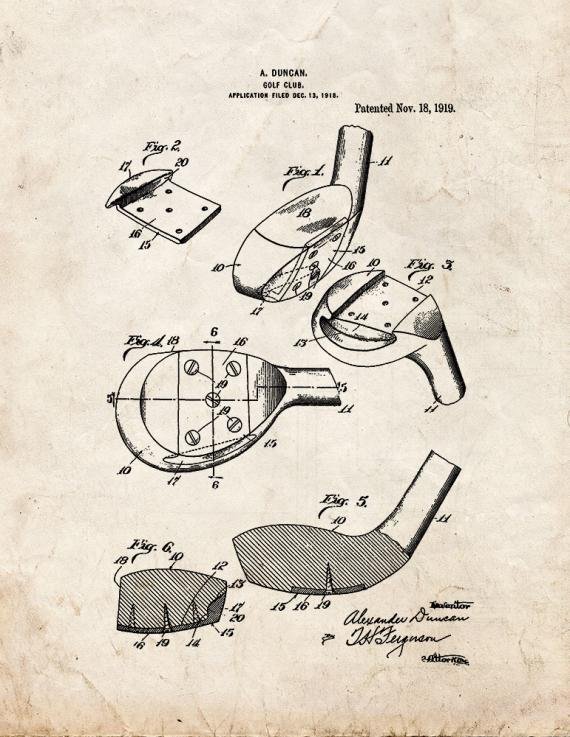 Patent Blueprint 1248 1 12 A4 Photo Print