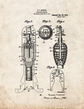 Patent Blueprint 1249 1 12 A4 Photo Print