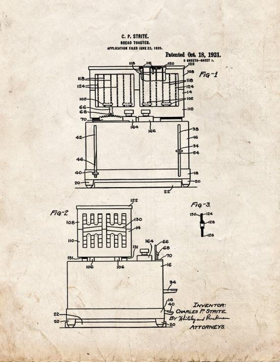 Patent Blueprint 1251 1 12 A4 Photo Print