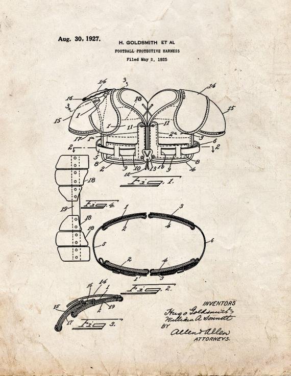 Patent Blueprint 1258 1 12 A4 Photo Print