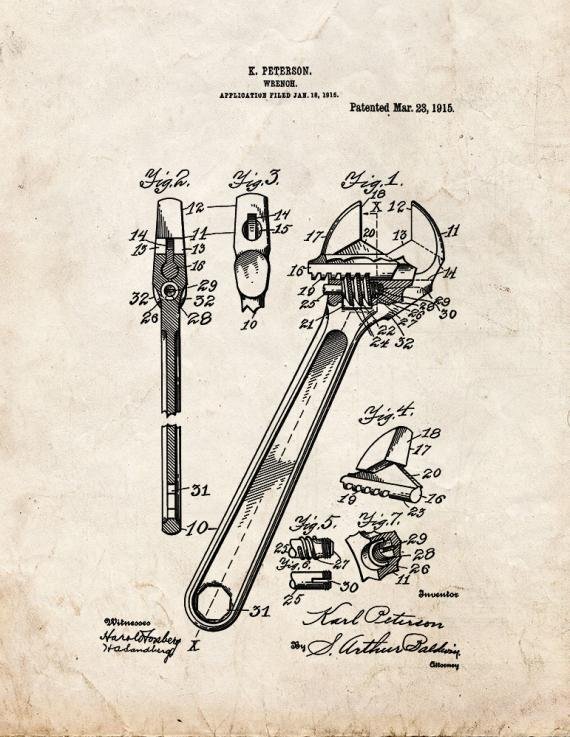 Patent Blueprint 126 1 12 A4 Photo Print