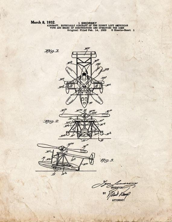 Patent Blueprint 1263 1 12 A4 Photo Print