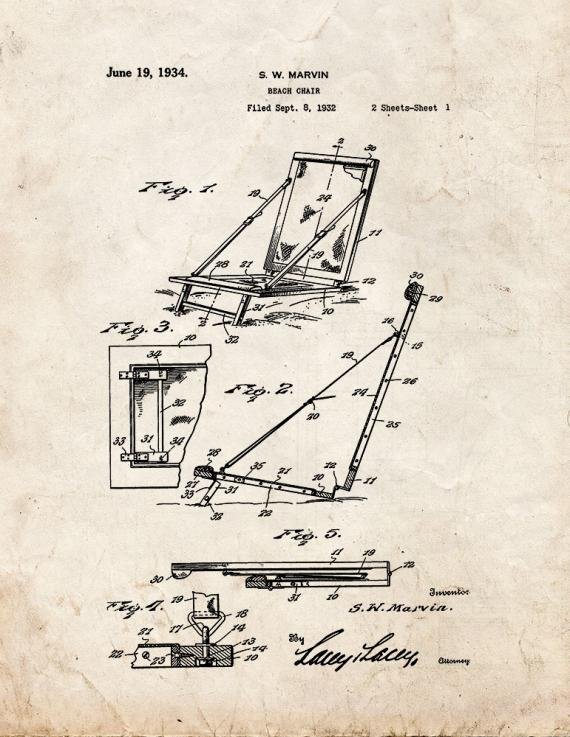 Patent Blueprint 1264 1 12 A4 Photo Print