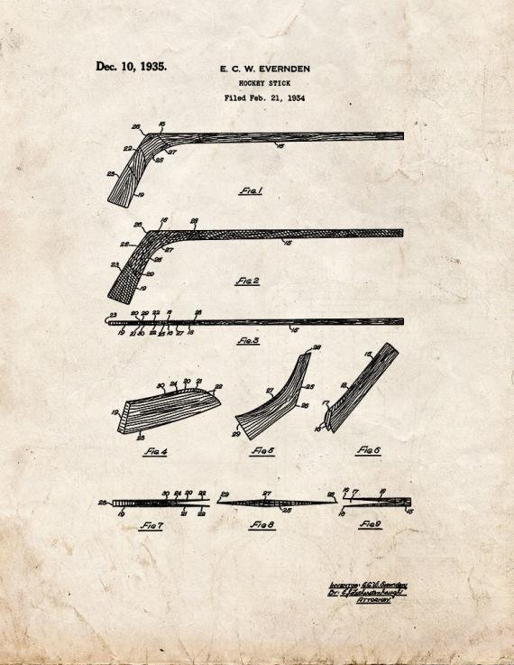 Patent Blueprint 1265 1 12 A4 Photo Print