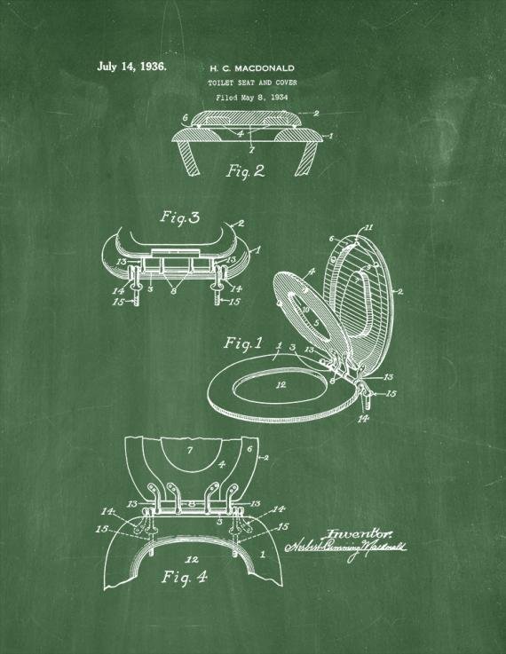 Patent Blueprint 1266 1 12 80 paper gch A4 Photo Print