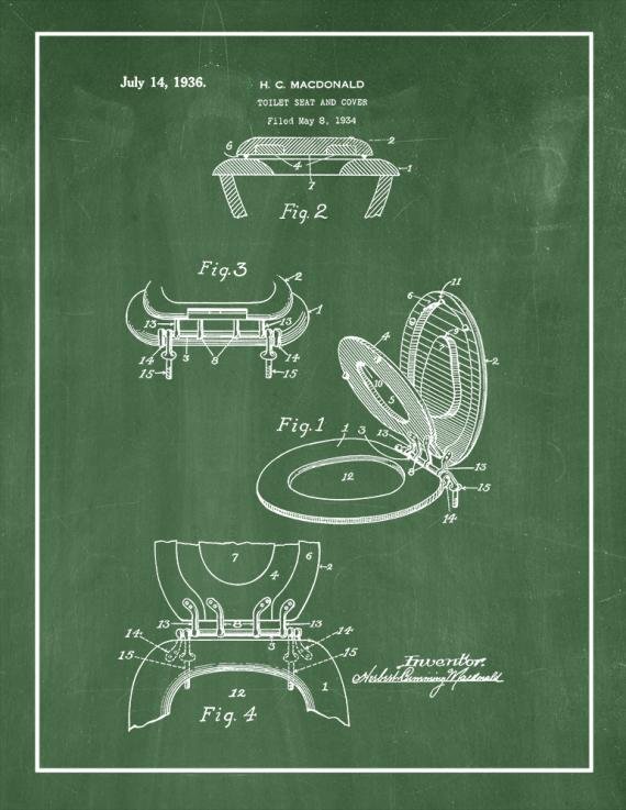 Patent Blueprint 1266 1 12 80 paper gchb A4 Photo Print