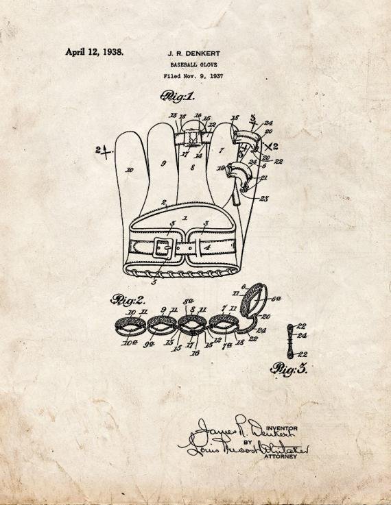 Patent Blueprint 1268 1 12 A4 Photo Print