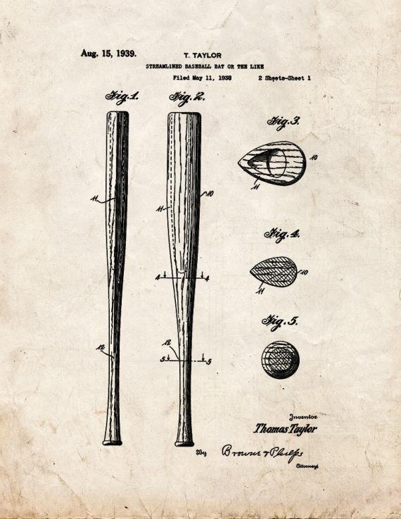 Patent Blueprint 1270 1 12 A4 Photo Print