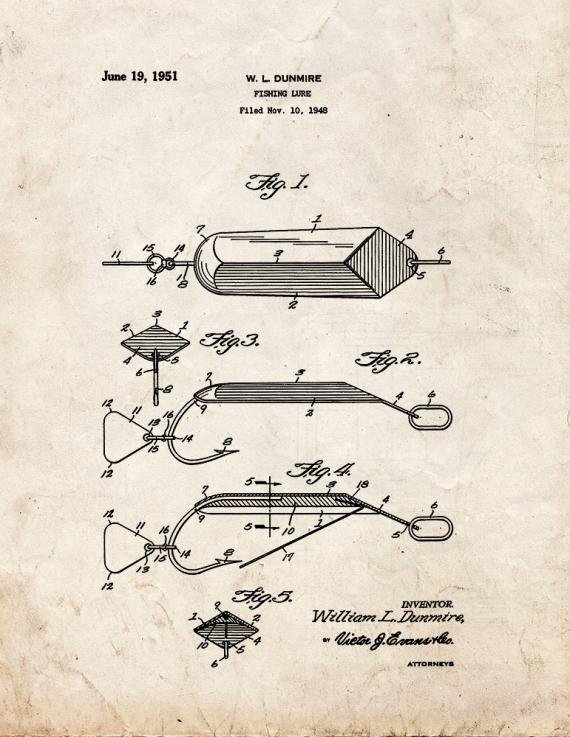 Patent Blueprint 1278 1 12 A4 Photo Print