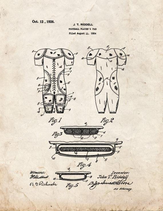 Patent Blueprint 1281 1 12 A4 Photo Print