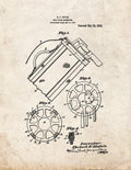 Patent Blueprint 1283 1 12 A4 Photo Print