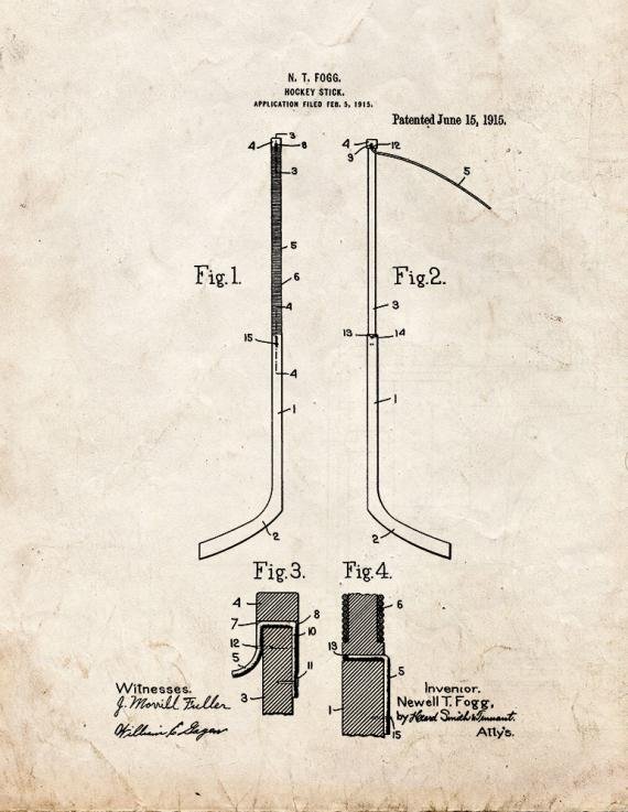 Patent Blueprint 1294 1 12 A4 Photo Print