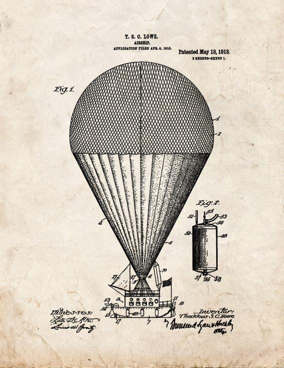 Patent Blueprint 1298 1 12 A4 Photo Print