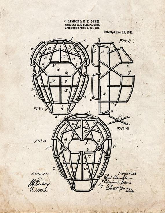 Patent Blueprint 1301 1 12 A4 Photo Print