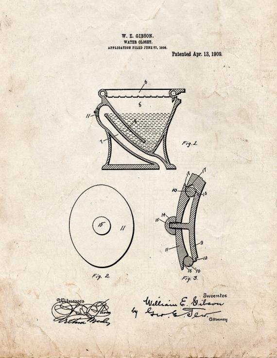 Patent Blueprint 1304 1 12 A4 Photo Print