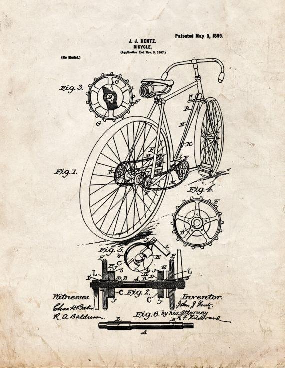 Patent Blueprint 1314 1 12 A4 Photo Print