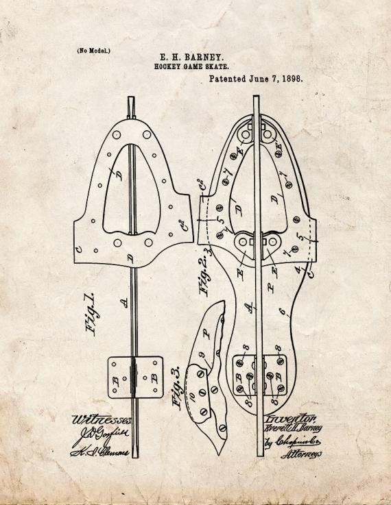 Patent Blueprint 1316 1 12 A4 Photo Print