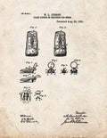Patent Blueprint 1324 1 12 A4 Photo Print