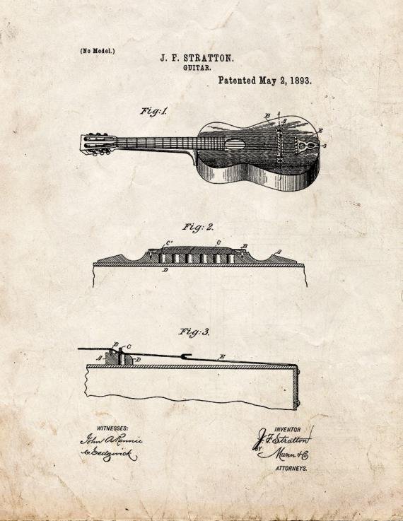 Patent Blueprint 1325 1 12 A4 Photo Print
