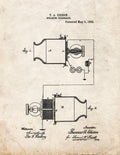 Patent Blueprint 1326 1 12 A4 Photo Print
