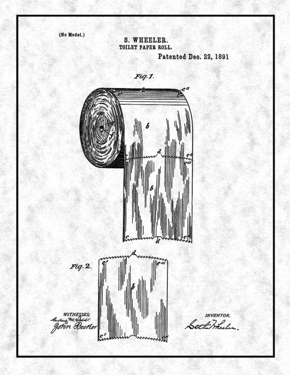 Patent Blueprint 1329 1 12 80 paper gunb A4 Photo Print