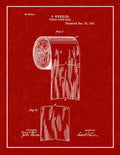 Patent Blueprint 1329 1 12 80 paper redb A4 Photo Print