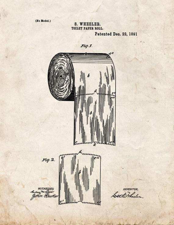 Patent Blueprint 1329 1 12 A4 Photo Print
