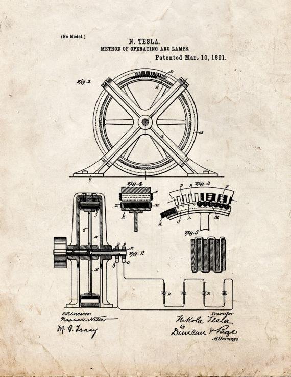 Patent Blueprint 1334 1 12 A4 Photo Print