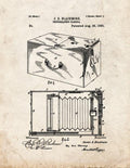 Patent Blueprint 1335 1 12 A4 Photo Print