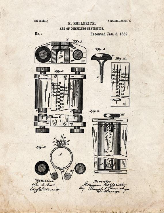 Patent Blueprint 1337 1 12 A4 Photo Print