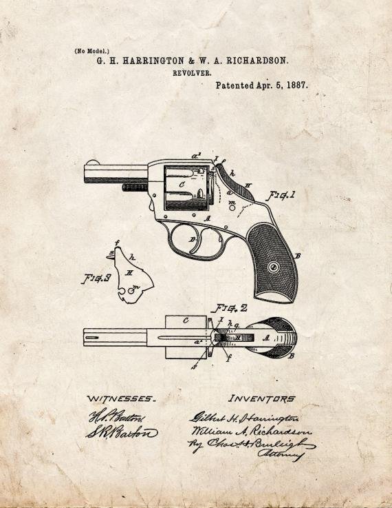Patent Blueprint 1339 1 12 A4 Photo Print