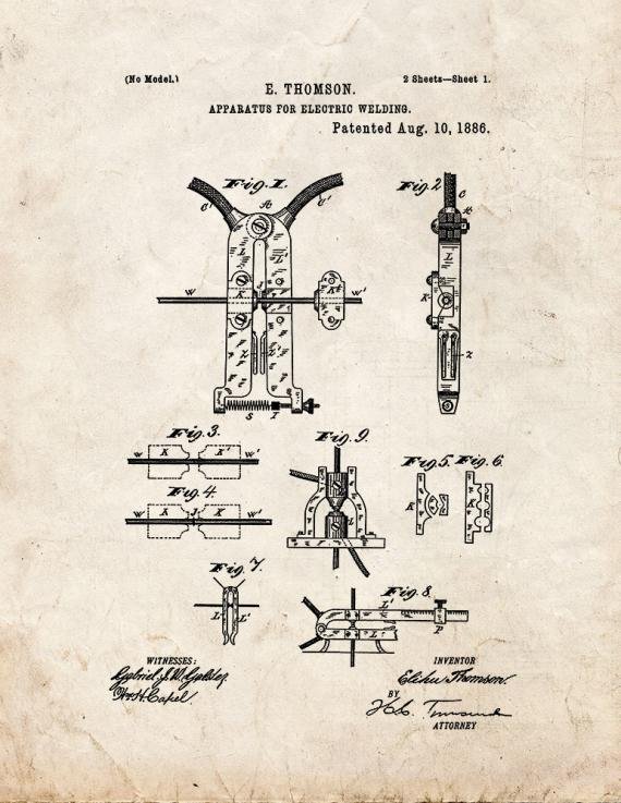 Patent Blueprint 1342 1 12 A4 Photo Print