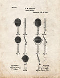 Patent Blueprint 1343 1 12 A4 Photo Print