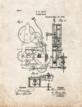 Patent Blueprint 1345 1 12 A4 Photo Print