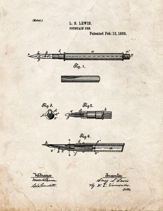 Patent Blueprint 1348 1 12 A4 Photo Print