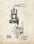Patent Blueprint 1353 1 12 A4 Photo Print