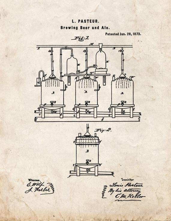 Patent Blueprint 1355 1 12 A4 Photo Print