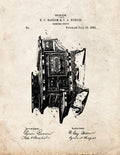 Patent Blueprint 1360 1 12 A4 Photo Print
