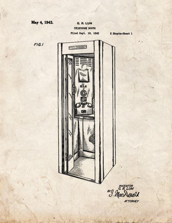 Patent Blueprint 1369 1 12 A4 Photo Print