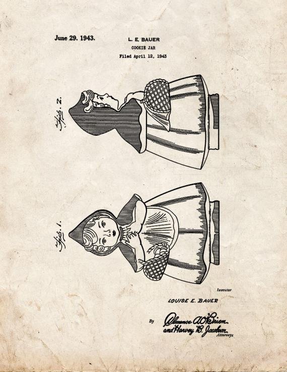 Patent Blueprint 1372 1 12 A4 Photo Print