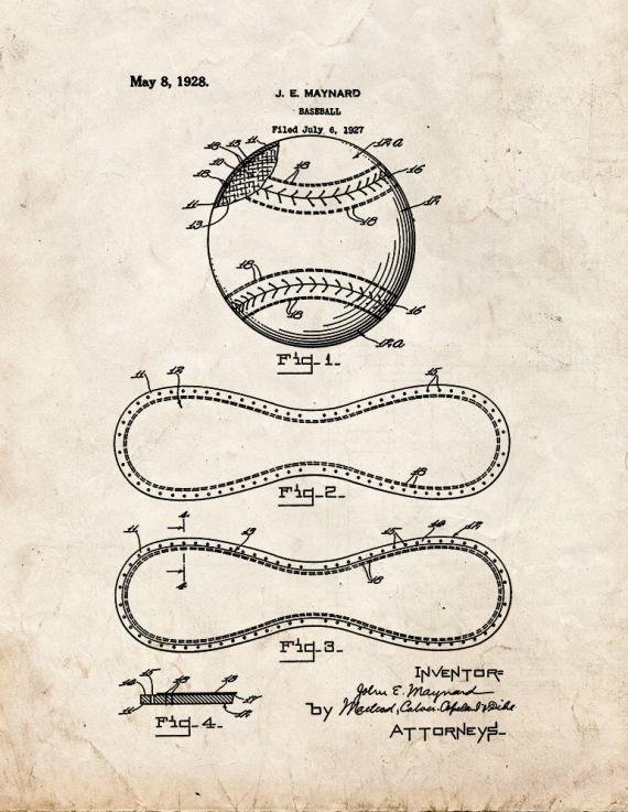 Patent Blueprint 138 1 12 A4 Photo Print