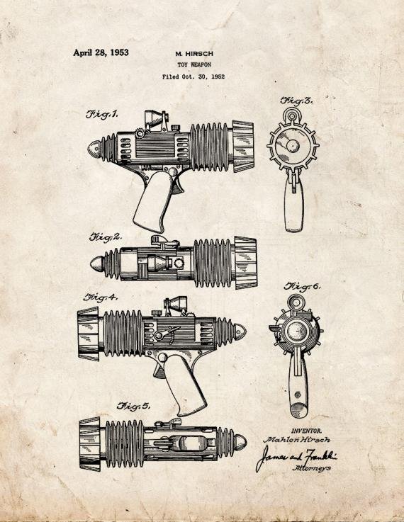 Patent Blueprint 1384 1 12 A4 Photo Print