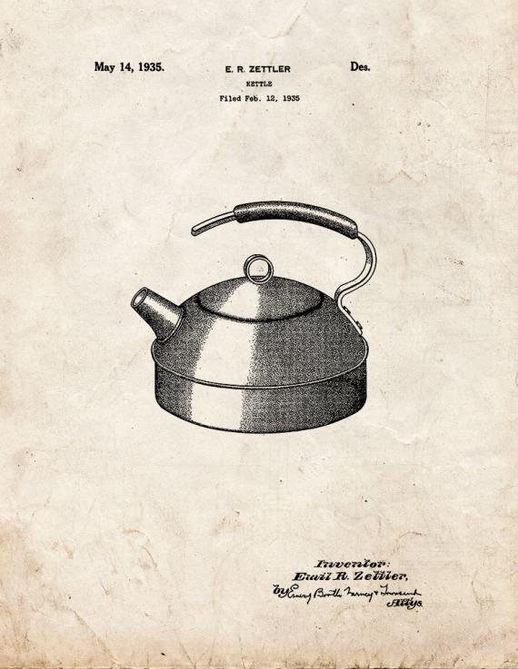 Patent Blueprint 1398 1 12 A4 Photo Print