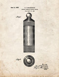 Patent Blueprint 1399 1 12 A4 Photo Print