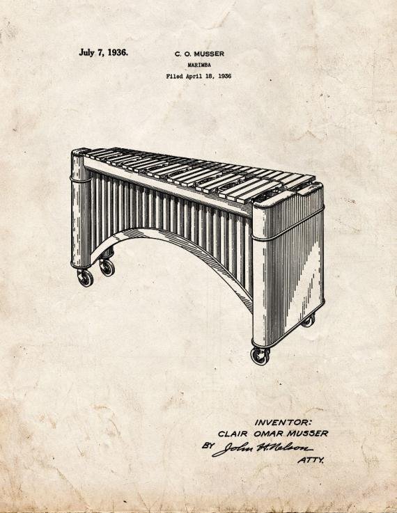 Patent Blueprint 1400 1 12 A4 Photo Print