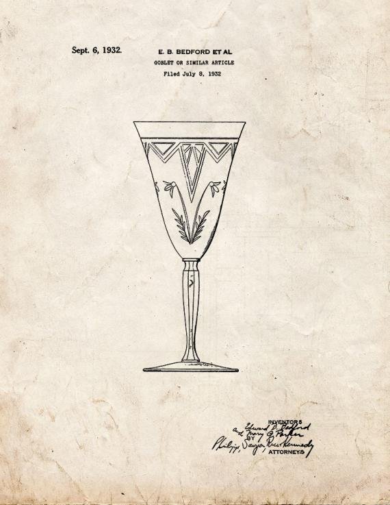 Patent Blueprint 1414 1 12 A4 Photo Print