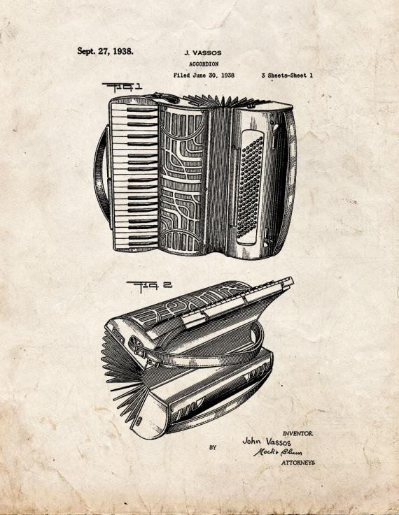 Patent Blueprint 1418 1 12 A4 Photo Print